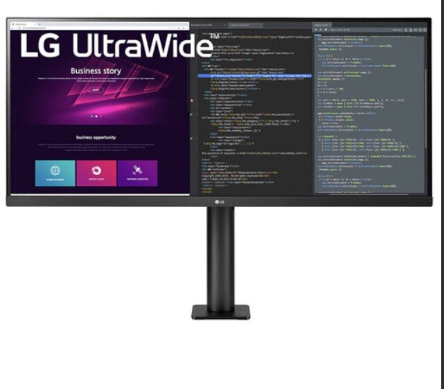 LG 34WN750-B 34" UltraWide QHD IPS LED Monitor - Black