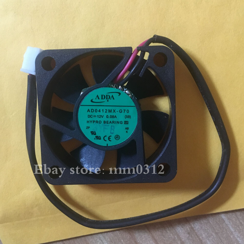 1pcs  ADDA AD0412MX-G70 DC12V 0.08A 4010 Silent Cooling Fan 2pin