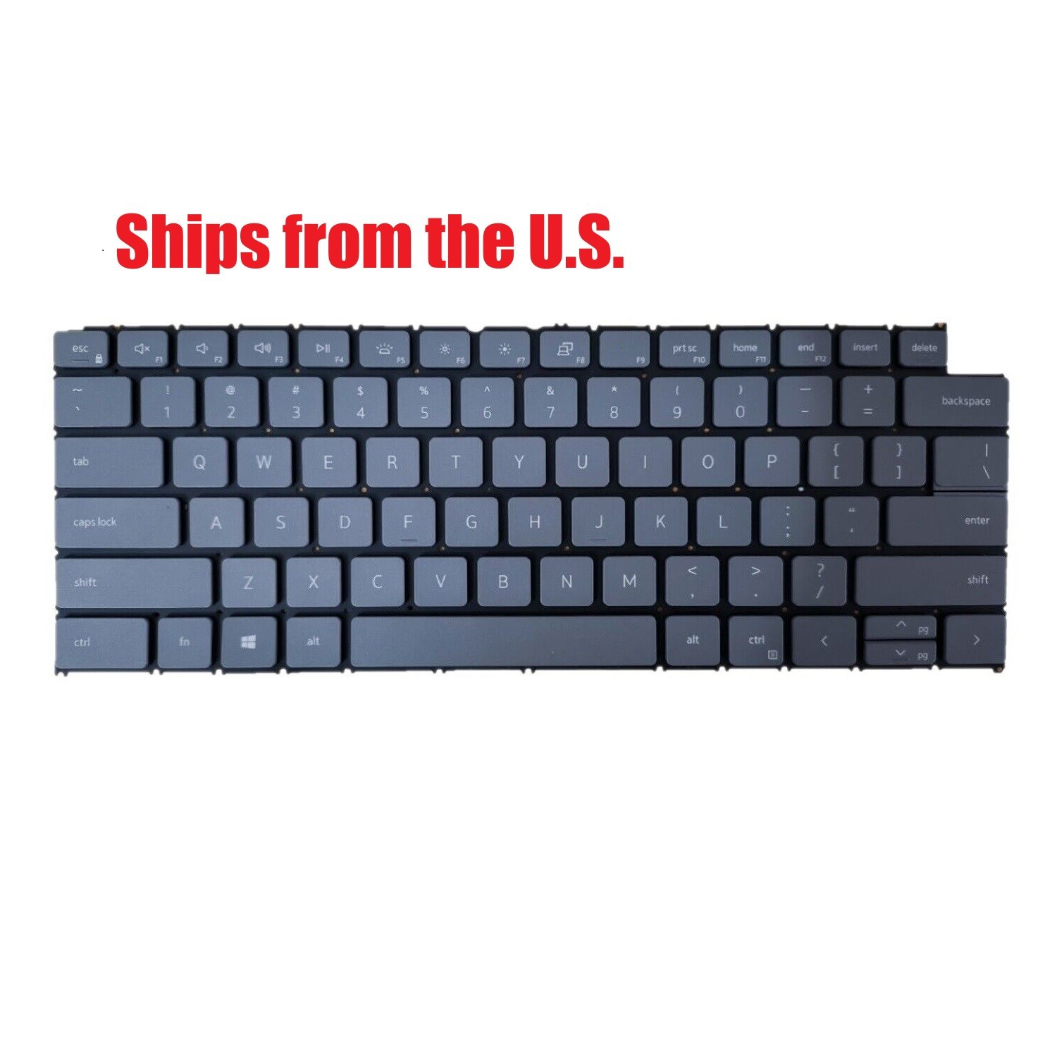 For Dell P146G001 US Gray Keyboard New Original Backlit