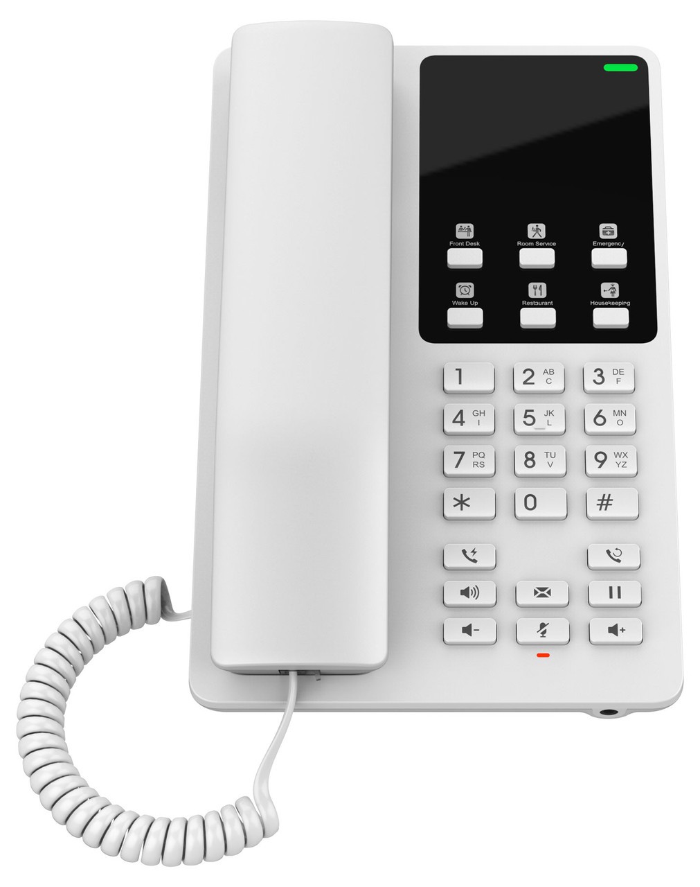 Grandstream GHP620W Hotel Phone 2 Line IP Phone 2 SIP Accounts HD Audio