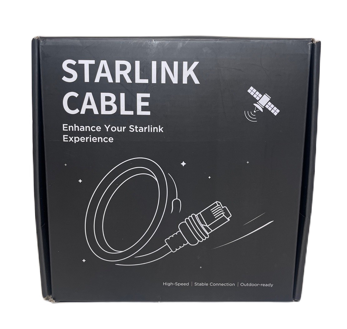 LUCMO 100FT/ 30M Cable for Starlink Standard 4/4X/ Gen 3/ V4/ V5 Replacement NEW