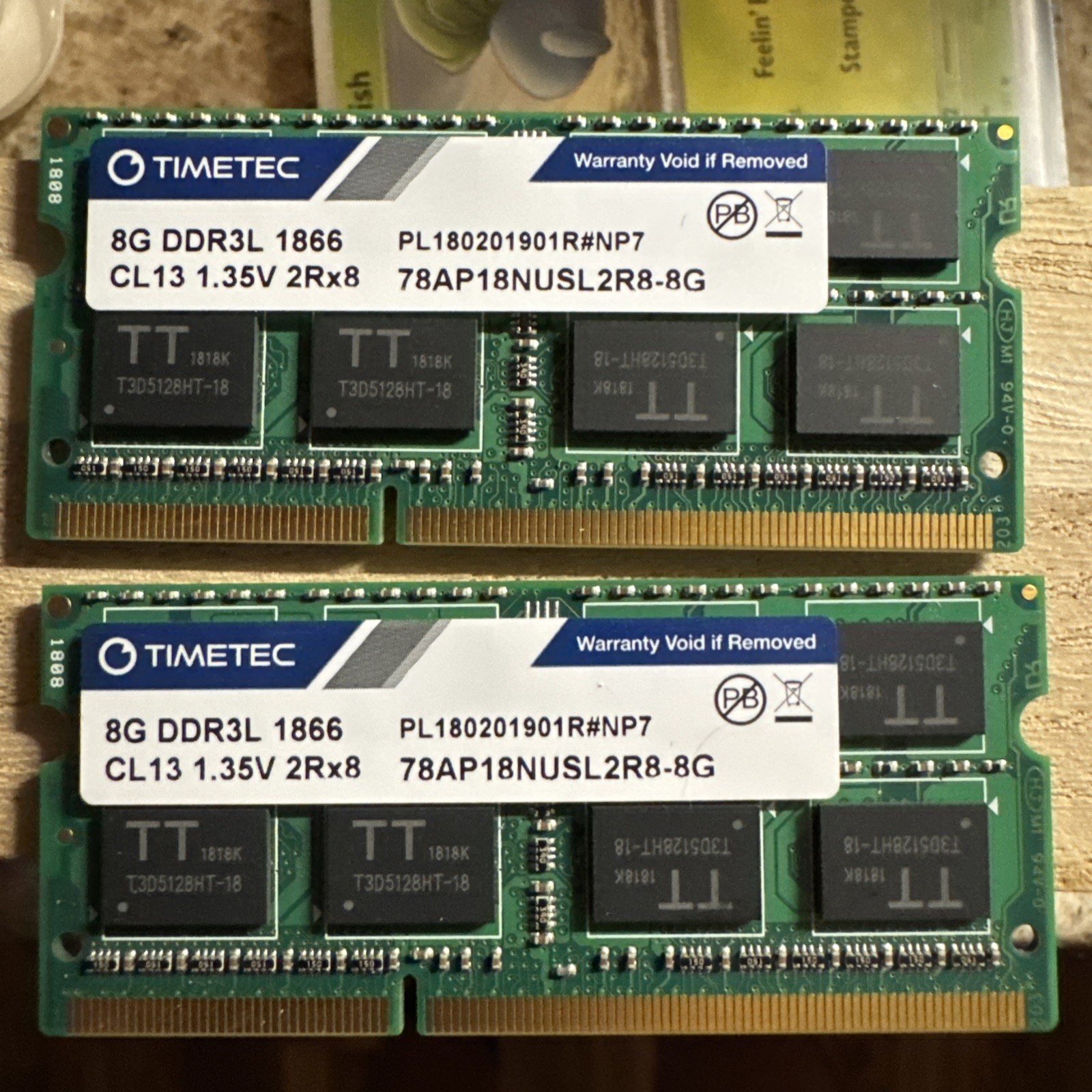 Timetec 16GB KIT(2x8GB) DDR3L / DDR3 1866MHz PC3L-14900 / PC3-14900 