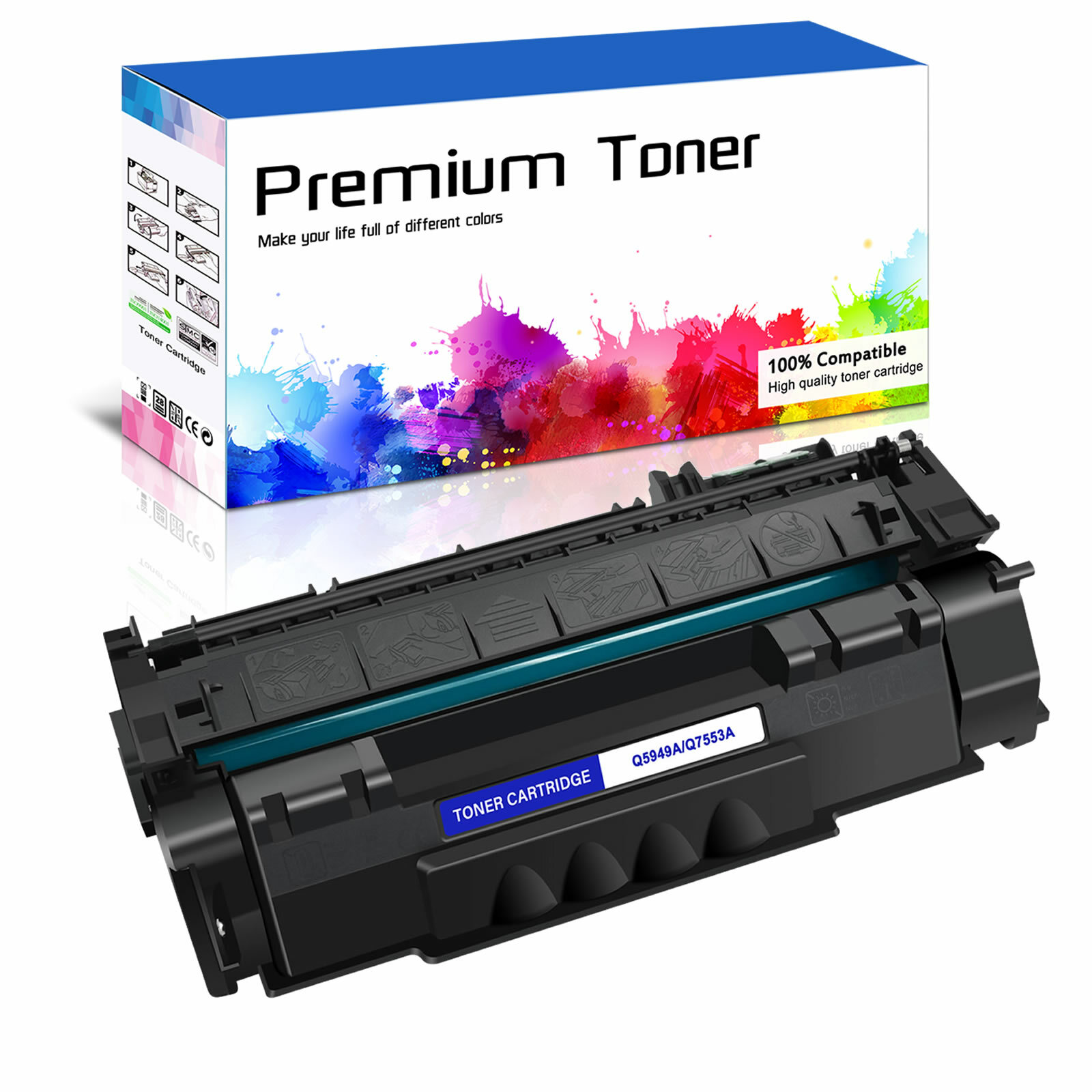 1PK Toner Cartridge For HP Q5949A 49A LaserJet 1320 1320N 1320NW 1320T 1320TN