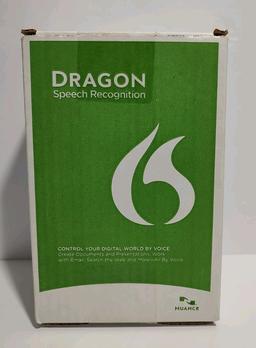 Nuance Dragon NaturallySpeaking 13 software w/ Headset - New Retail Box