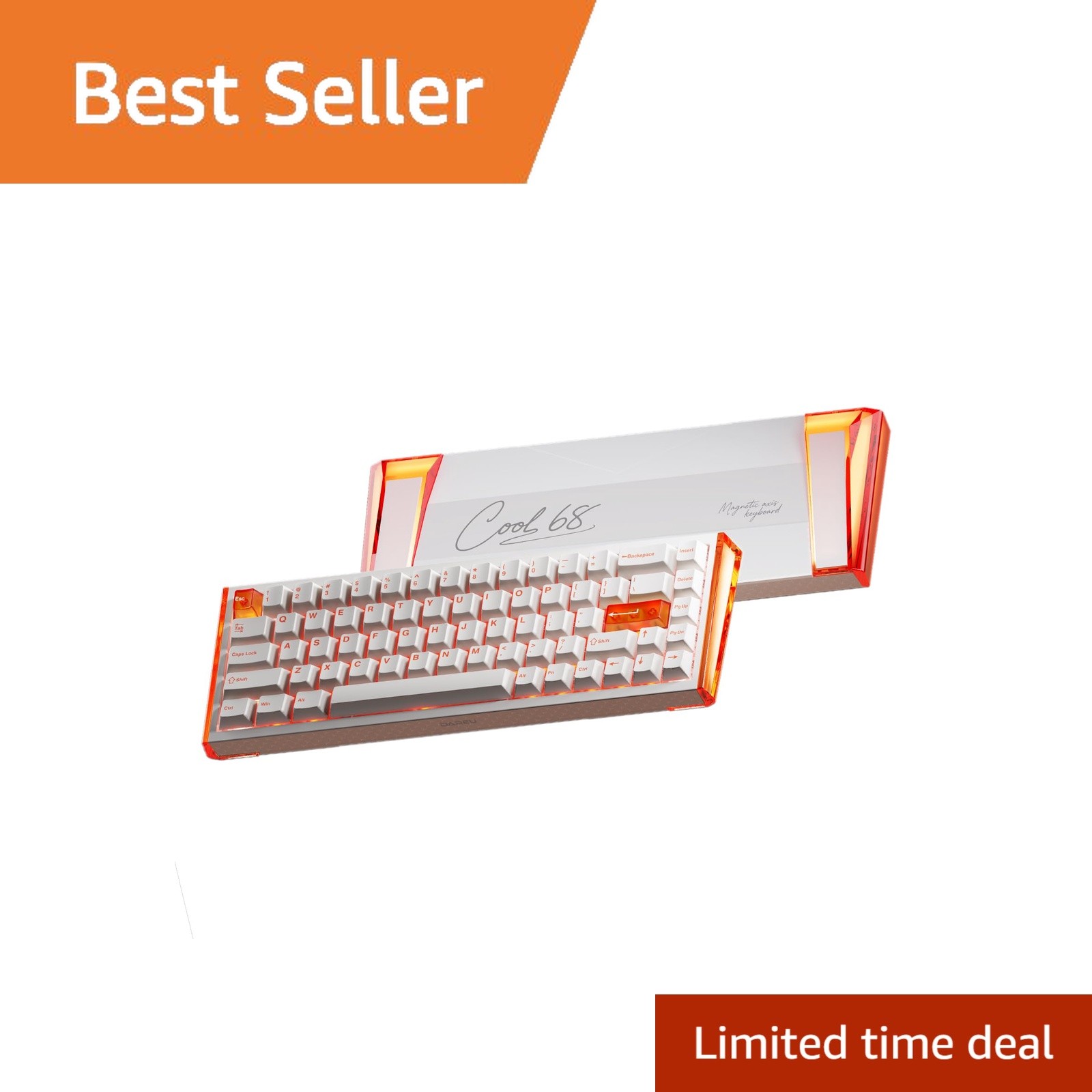 DAREU COOL68 Orange Hall Effect Keyboard