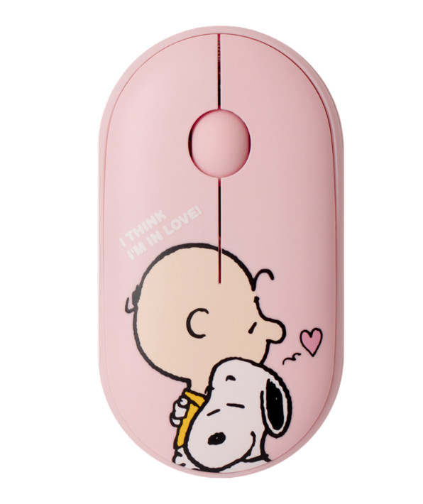 Official Peanuts Snoopy Silent Mouse Bluetooth 2.4G Dual Wireless Mouse 