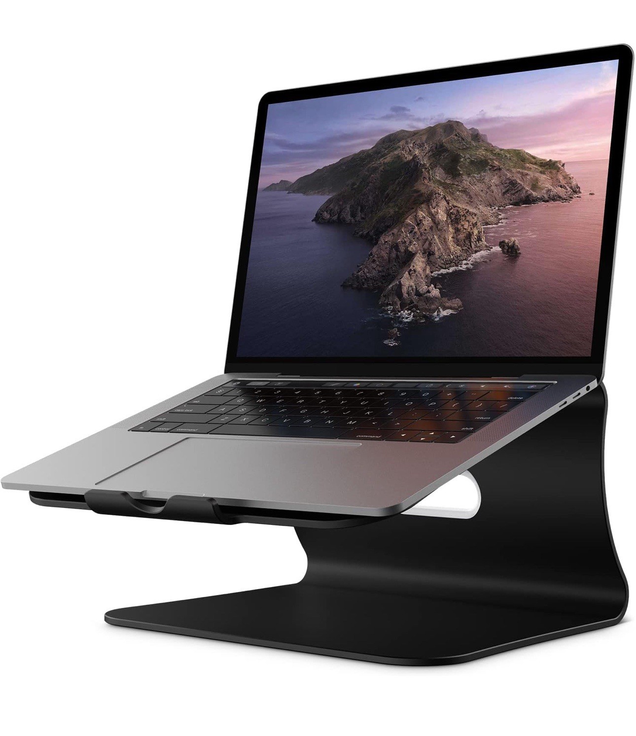Bestand Laptop Stand Aluminum Holder Riser Heat-Vent 11-16in Mac/Dell Black