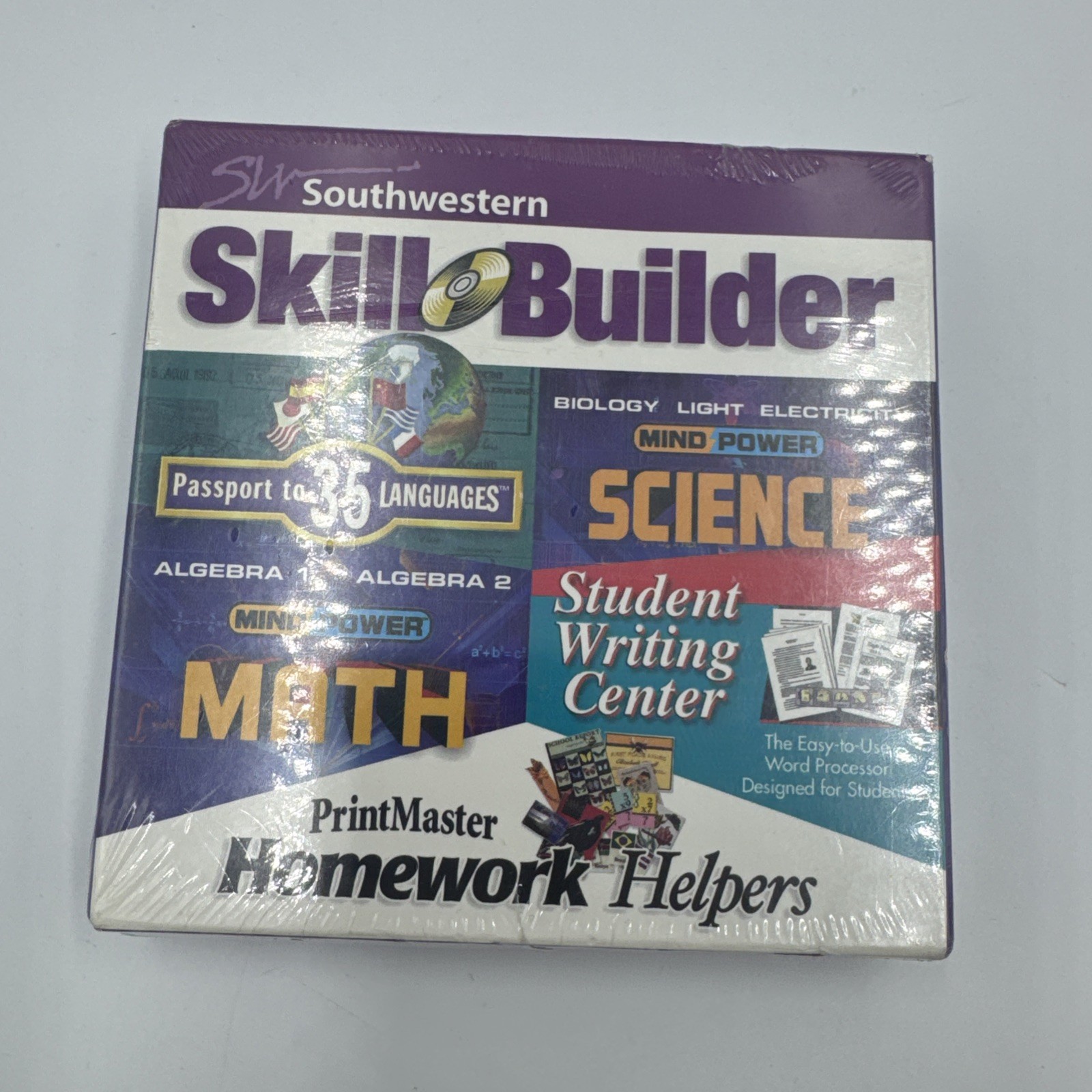 Southwestern Skill Builder Passport to 35 Languages Algebra 1 & 2 Science CD-Rom
