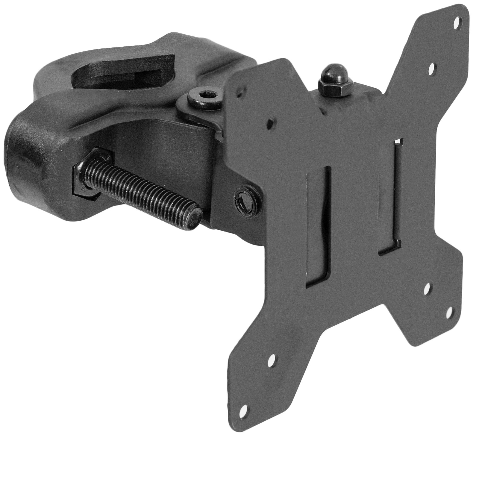 Steel Universal Bracket Pole Mount with Removable 75mm and 100mm VESA Plate