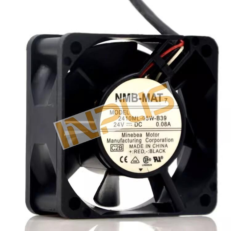 NMB 2410ML-05W-B39 6025 DC24V 0.10A 6CM 3-Wire Cooling Fast shipping