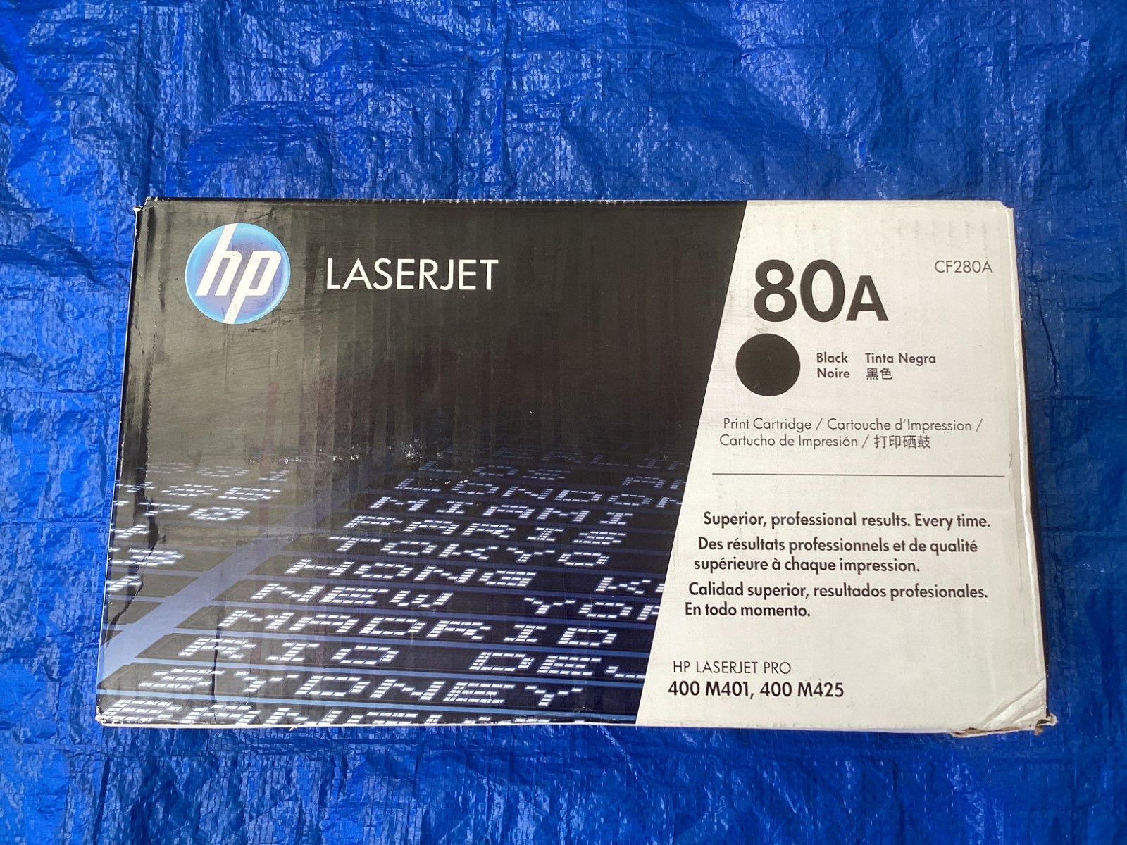 NEW Genuine HP LaserJet 80A Black Print Cartridge CF280A