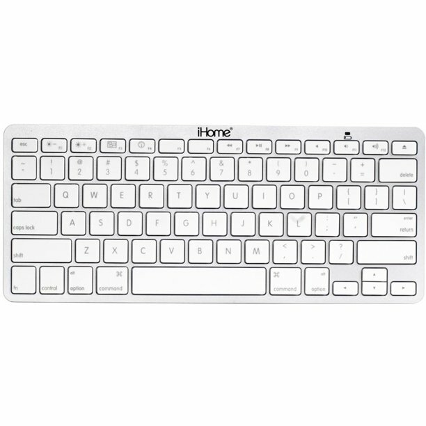 iHome Bluetooth Wireless Keyboard IMAC-K111S iPad Apple TV Mac
