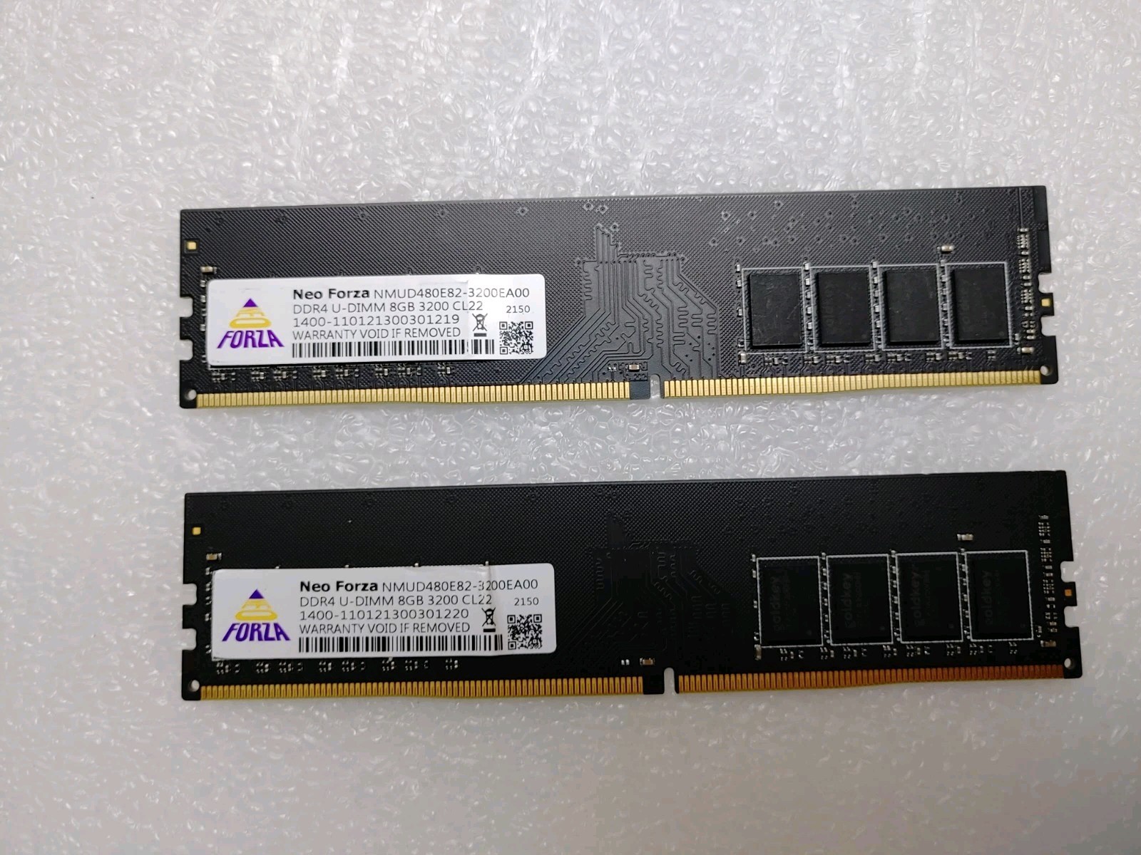 GoldKey Neo Forza 16GB (2x8GB) RAM DDR4 3200MHz Desktop Memory CL22