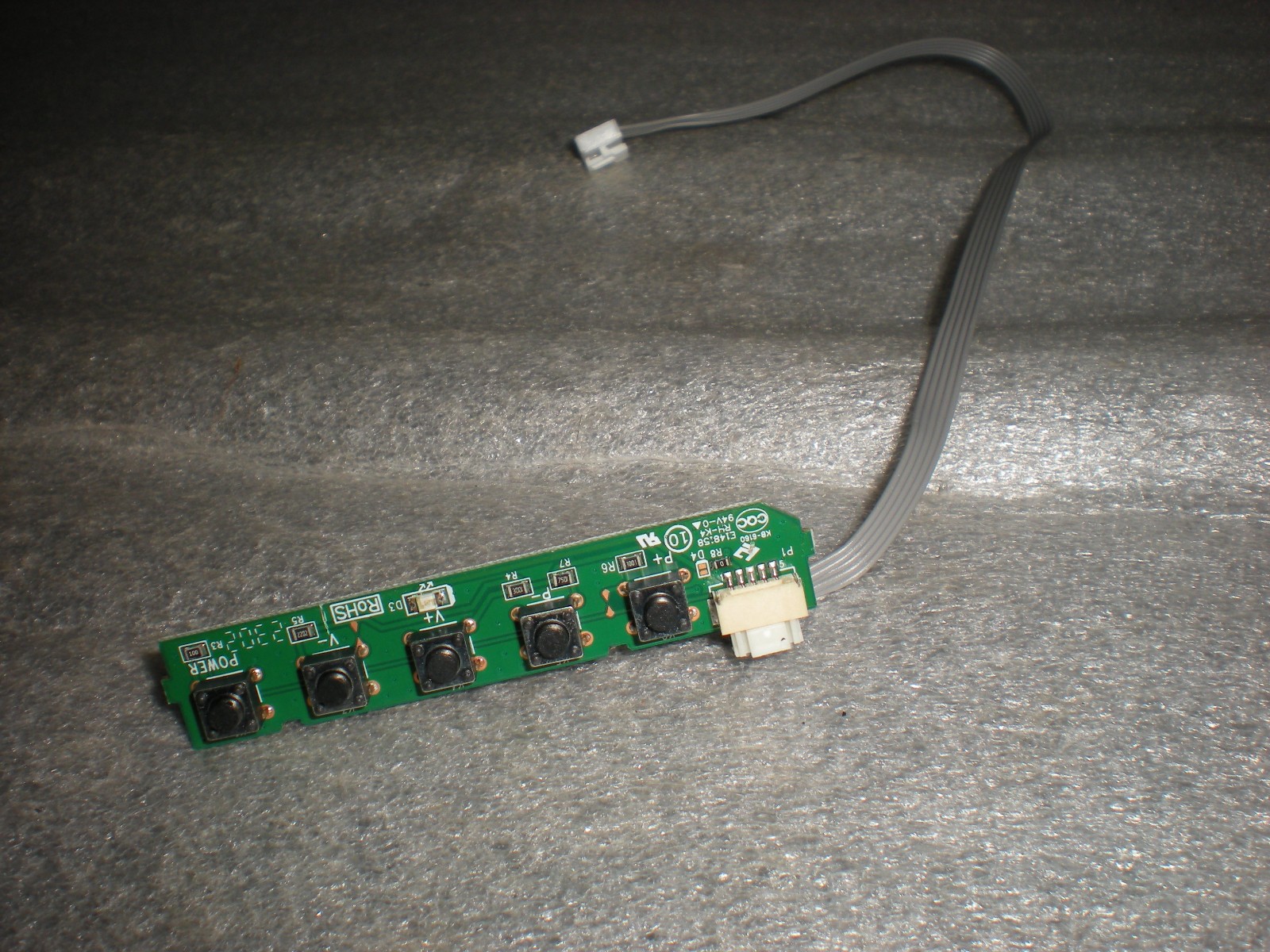 Genuine Onn 100002487 24" Monitor Power Button Control Board 40-22M170-FBD2LG