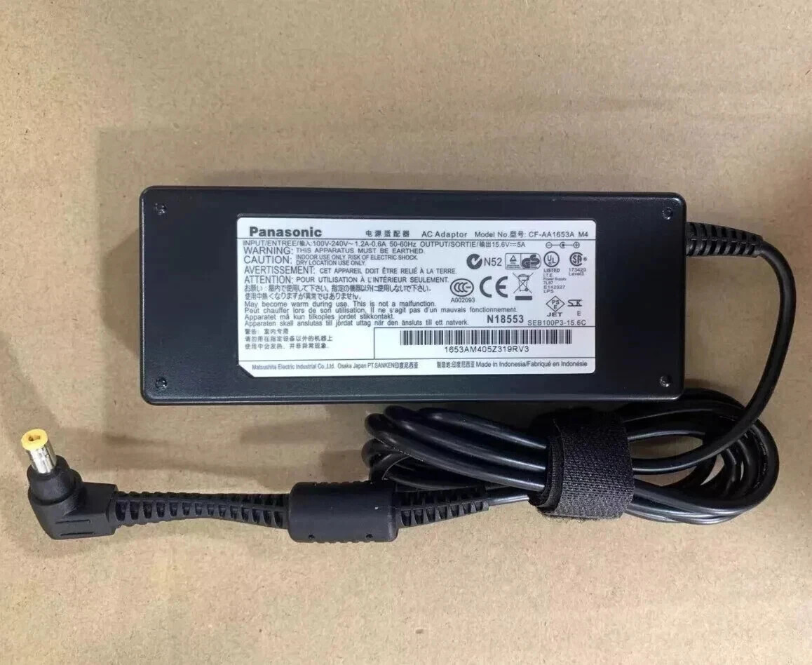 Genuine 78W Charger For Panasonic ToughBook CF-54 CF-31 CF-53 CF-19 5.5*2.5mm US