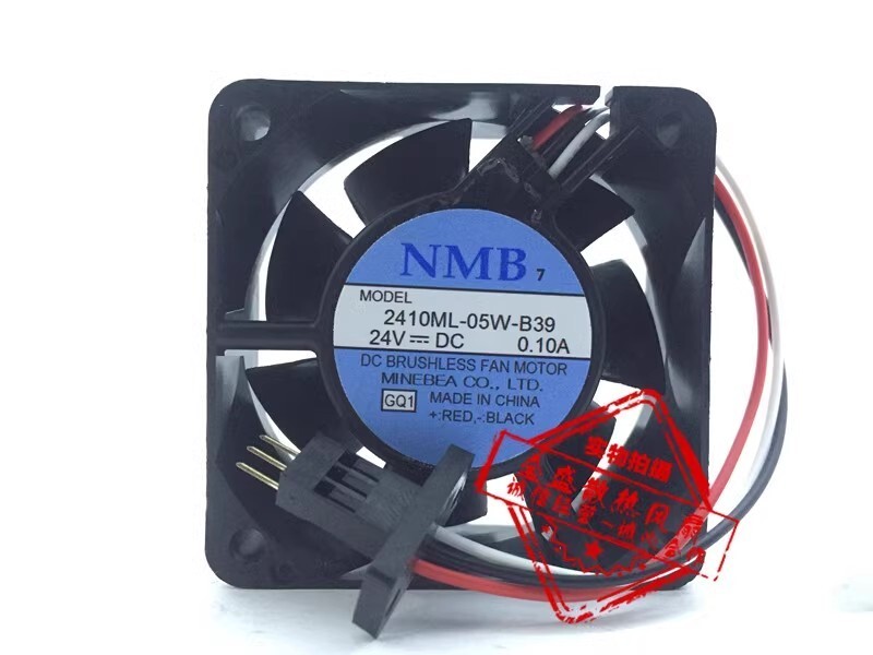 NMB 2410ML-05W-B39 DC24V 0.10A 3-Pin Inverter Cooling Fan