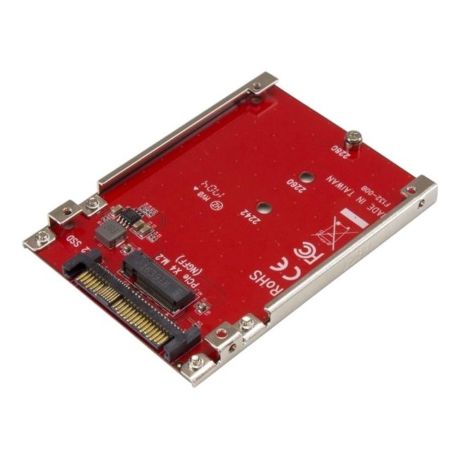 StarTech U2M2E125 M.2 to U.2 Adapter PCIe NVMe SSD