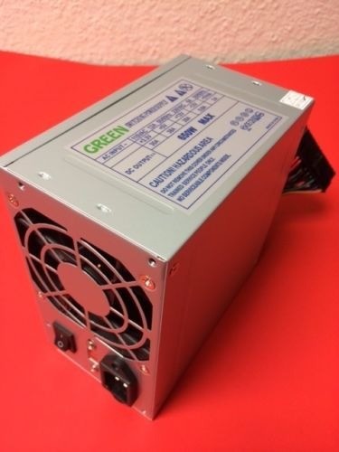 Brand NEW--Green 650w-Max ATX Power Supply 20+4pin & SATA