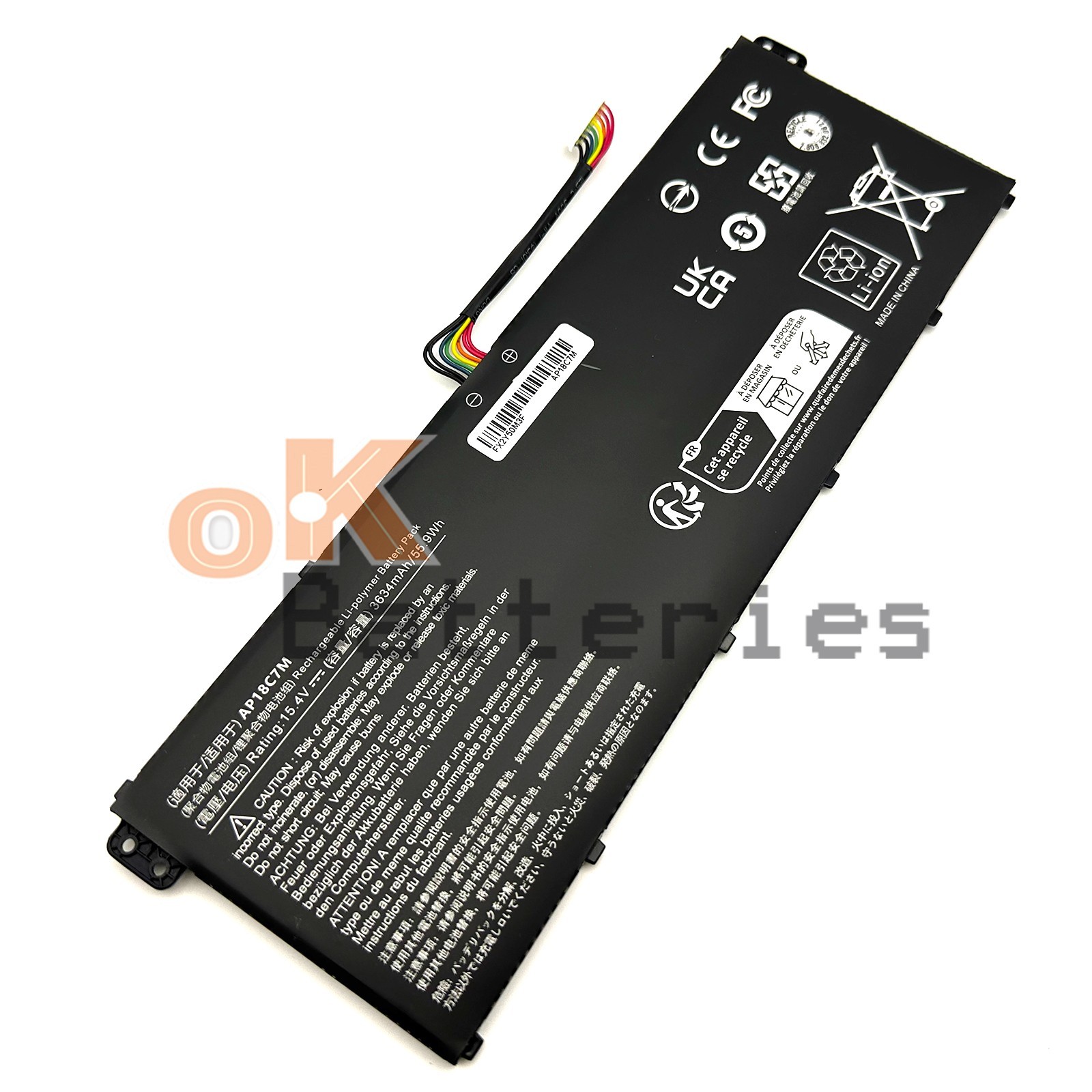 New AP18C7M AP18C7K Battery for Acer Swift 5 SF514-54GT SP513-54N-546V SF313-52