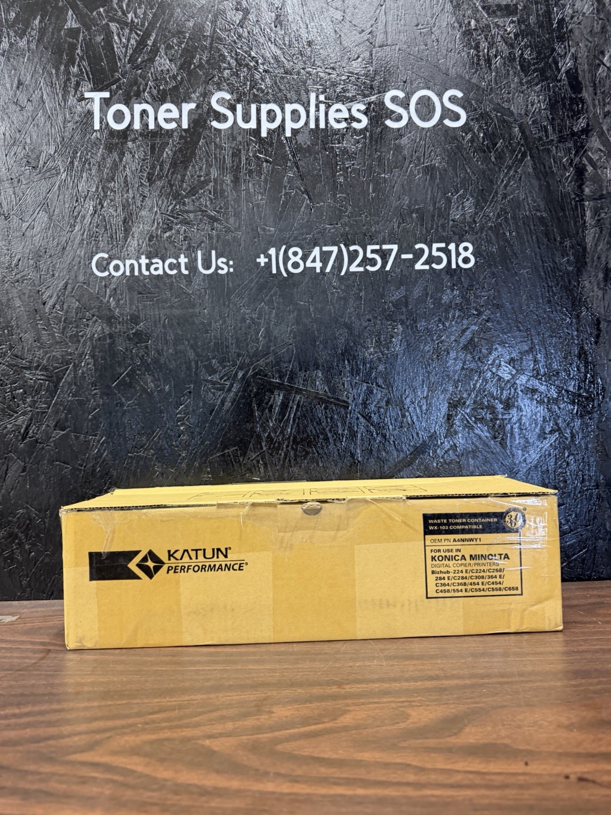 Waste Toner WX-103 for Konica Minolta A4NNWY1 from KATUN LOT OF 2