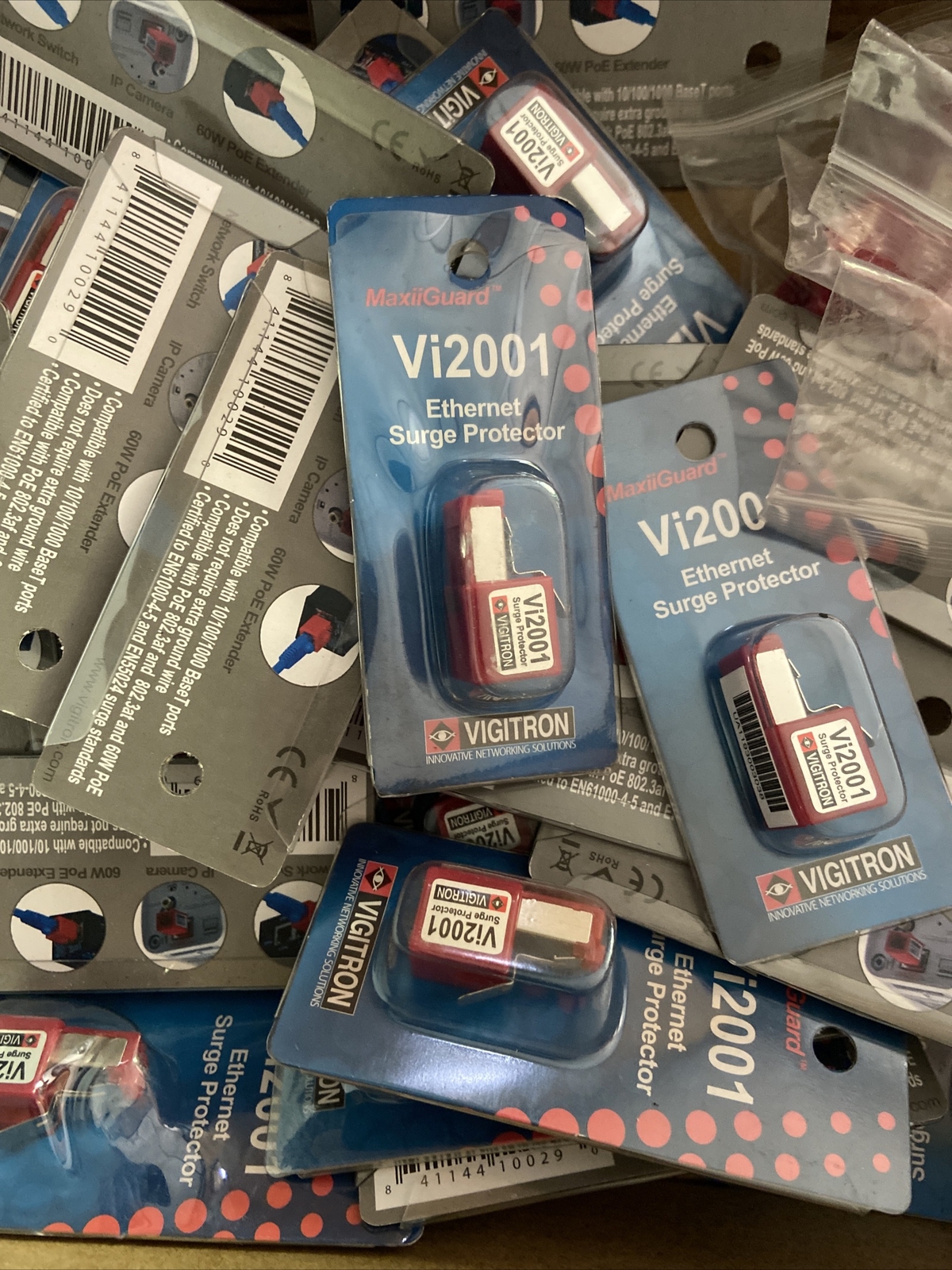 Vigitron Single Port in line Ethernet surge protector Surge Protector VI2001