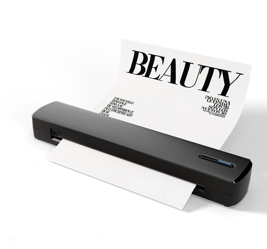 (NEW) THERMAL PRINTER A4 | Portable | C80 | Wireless | Tattoo