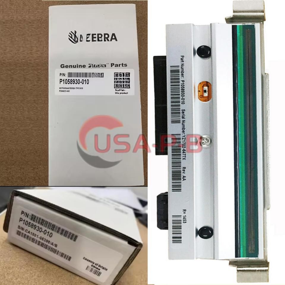 Genuine Thermal Printhead for Zebra ZT410 ZT411 Printer 300dpi P1058930-010 OEM