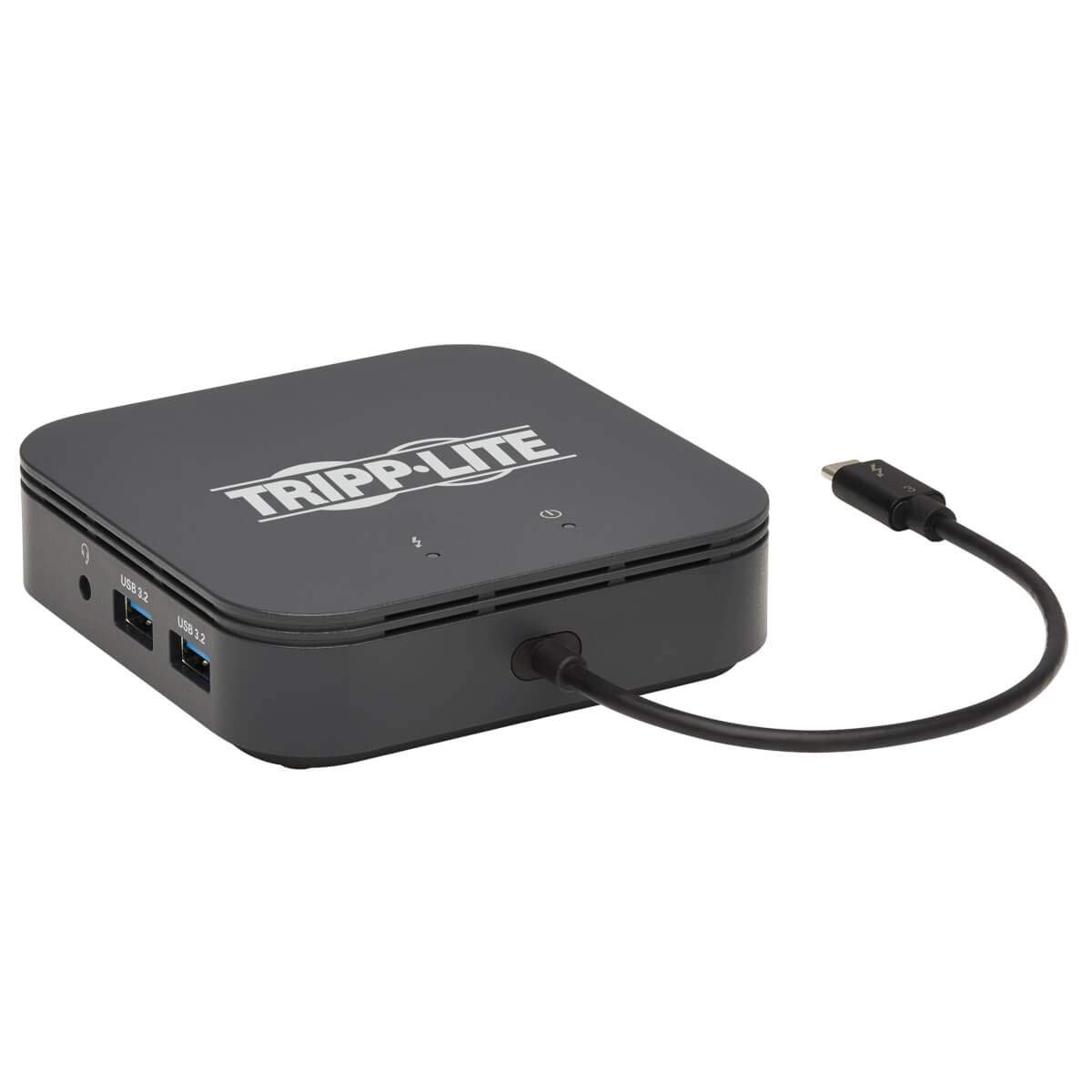 Tripp Lite MTB3-DOCK-04 Thunderbolt 3 Dock Dual Display 8K DP 4K HDMI USB Hub