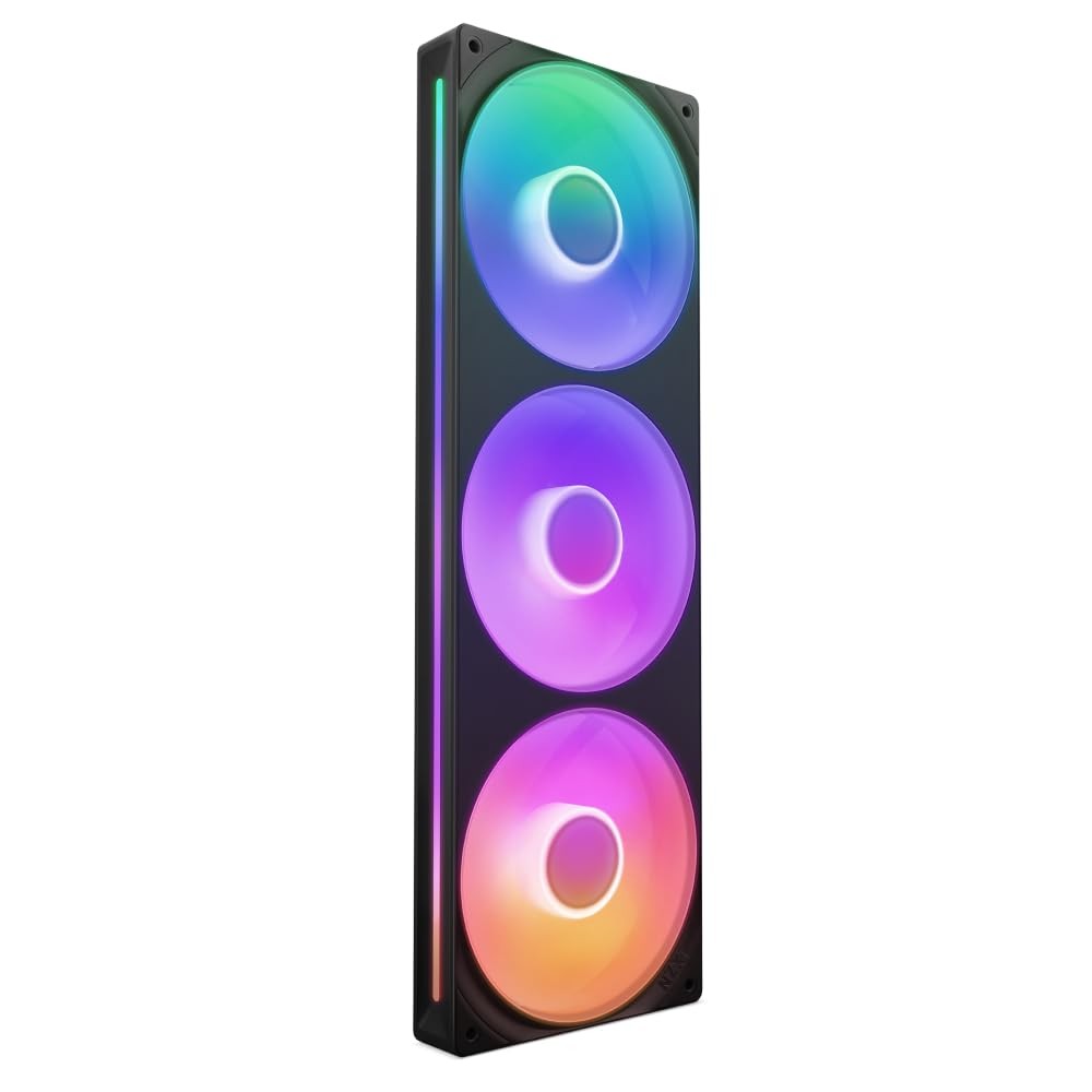 NZXT F360 RGB Core Single-Frame Case Fan 360mm High Airflow PWM ARGB Black