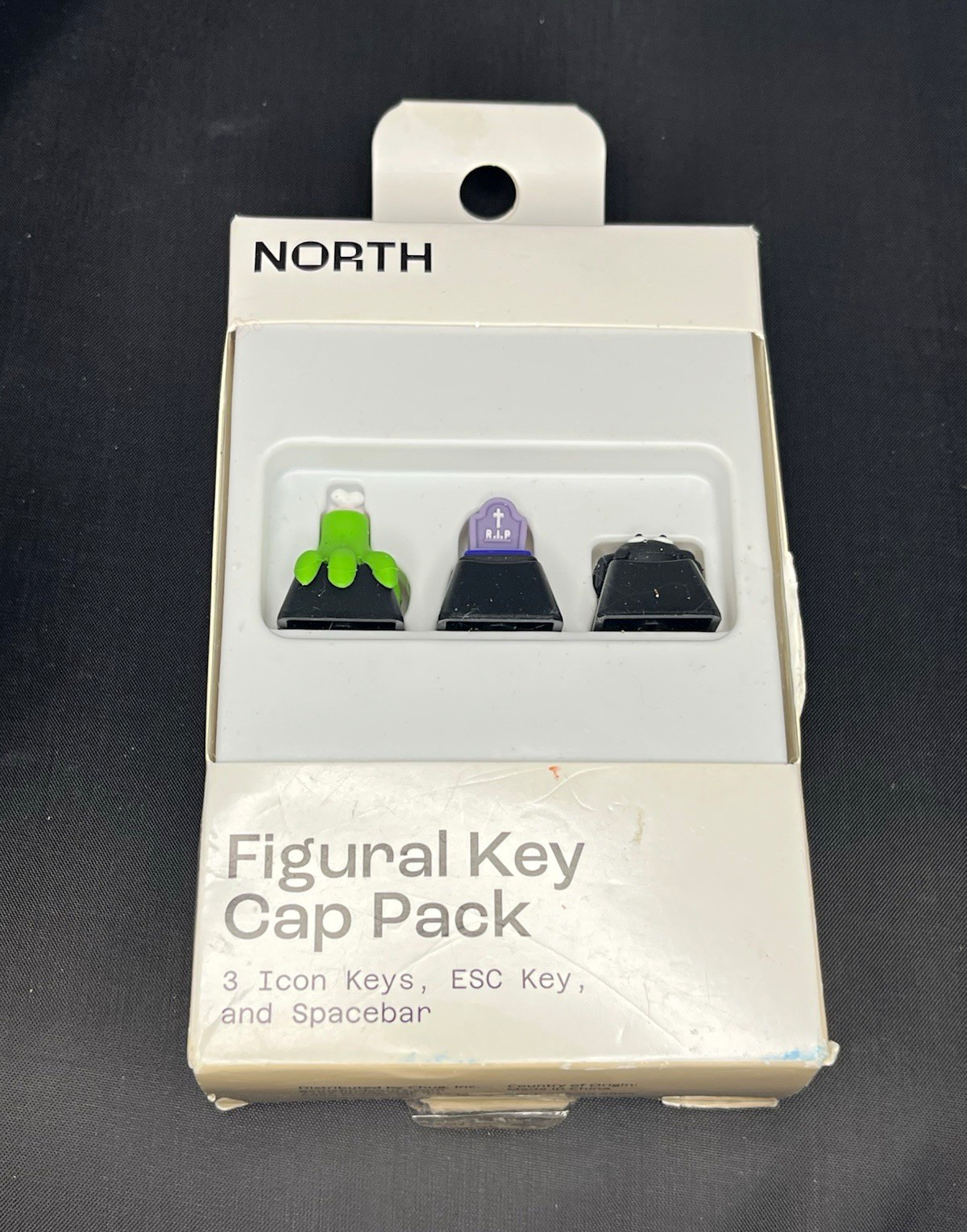 North Figural Keycap Set Pack, 3 Icon Keys: ESC Key and Spacebar