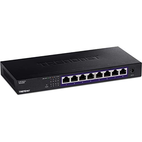 TRENDnet TEG-S380 8-Port Unmanaged 2.5G Switch Black