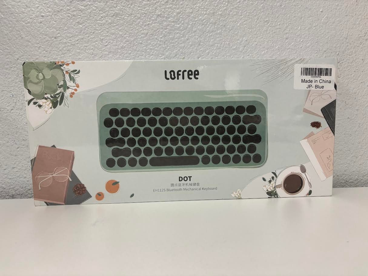 Lofree Dot EH112S Bluetooth Mechanical Keyboard, Mint Green