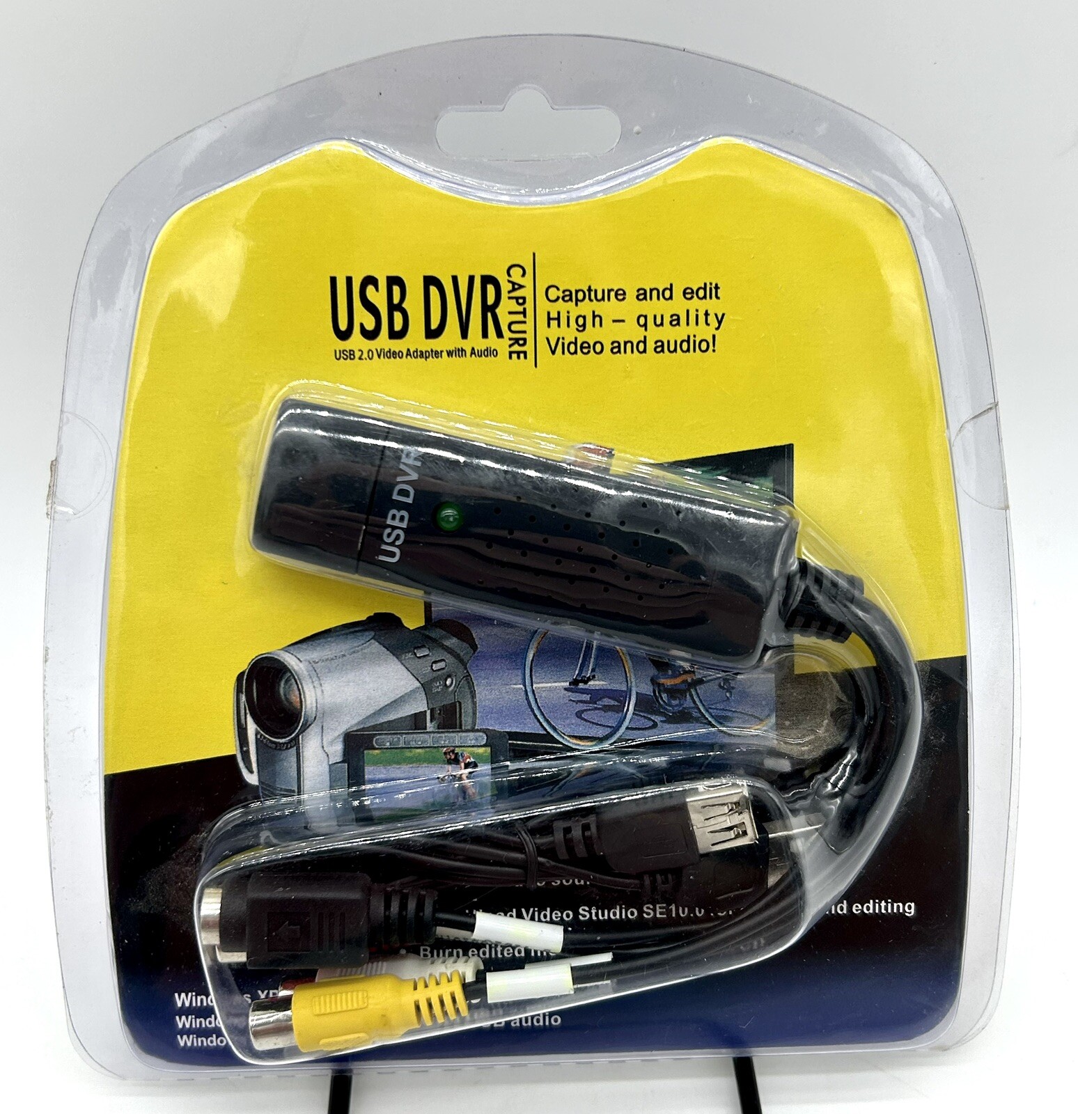 Brand New USB DVR Capture USB 2.0 Video Adaptor With Audio Sealed