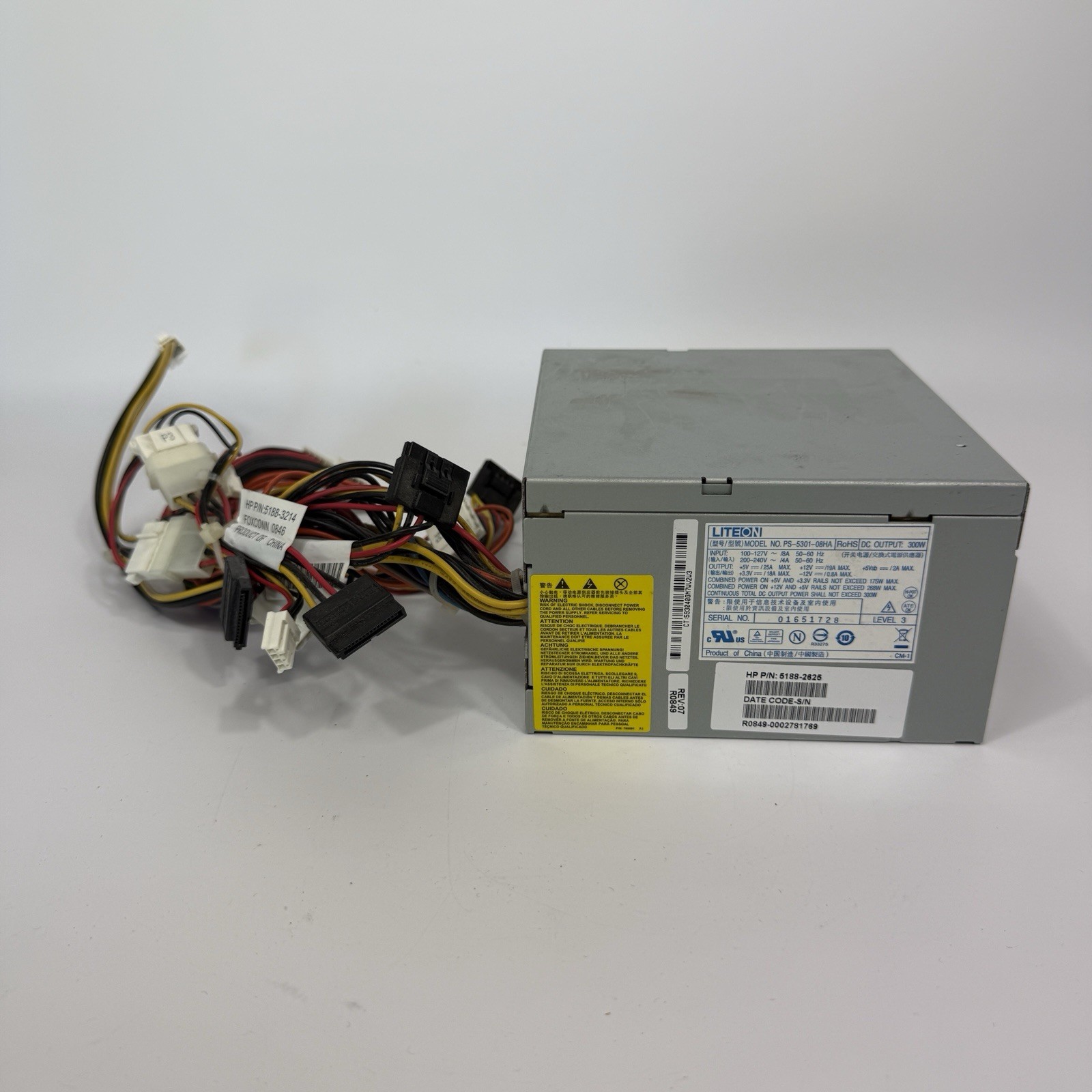 Liteon PS-5301-08HA Power Supply 300W For Computer Tower Desktop