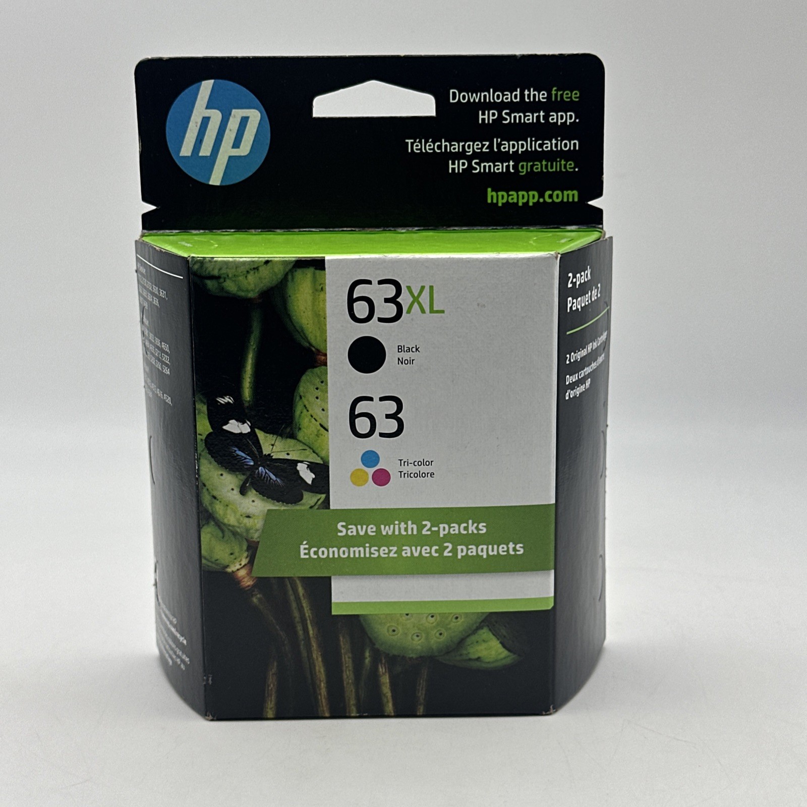 04/2024 Genuine HP 63XL Black + 63 Color Ink Cartridge Combo Pack L0R48AN OEM