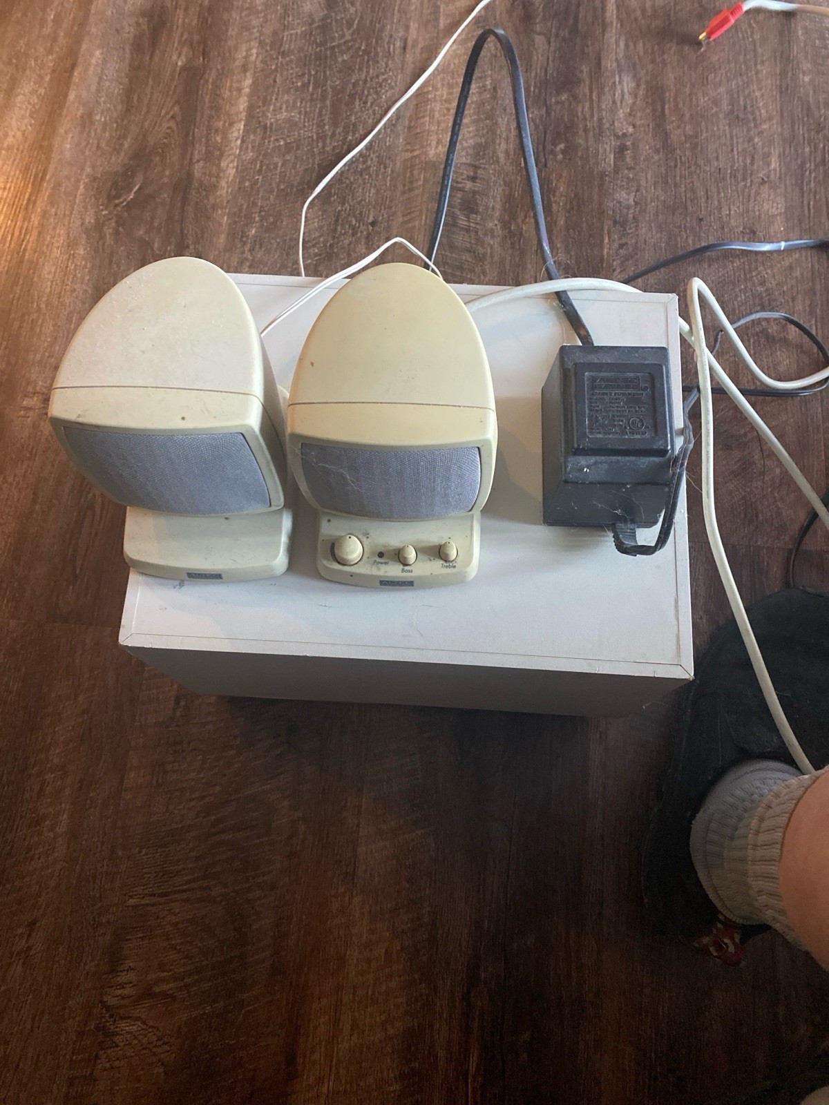 ALTEC LANSING ACS340 Powered Subwoofer Computer Speaker System - CLEAN - WORKS