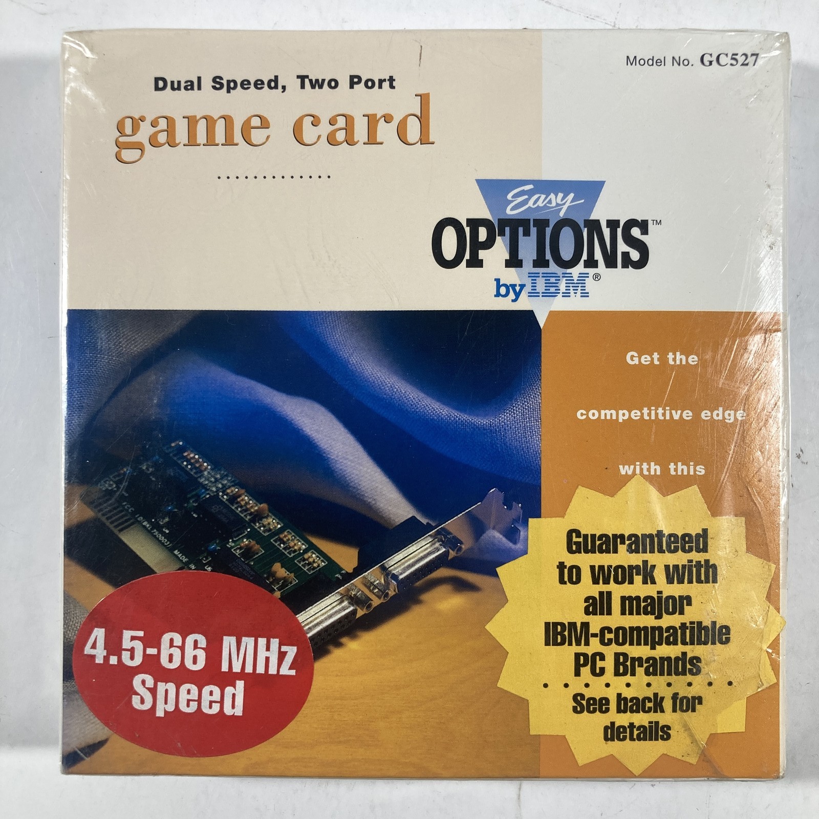 IBM Easy Options GC527 Dual Speed Two Port Game Card Vintage 1993 NIB SEALED