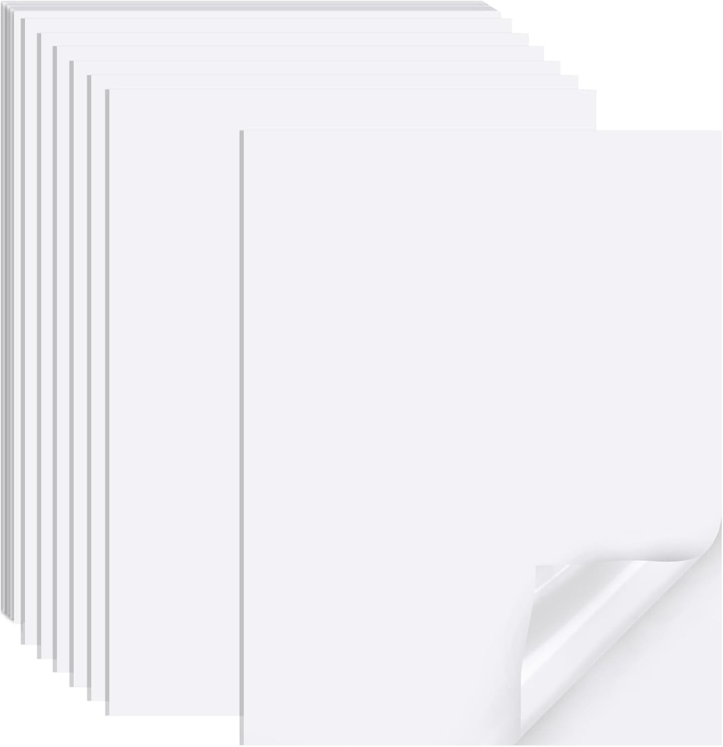 Printable Sticker Paper for Inkjet Printer, 40 Sheets 8.5"X11'' Matte Sticker Pr