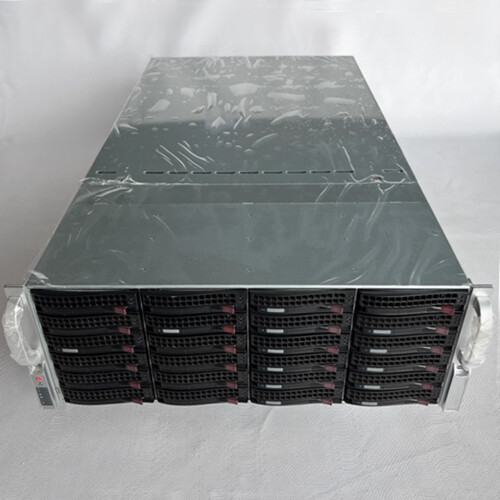 Supermicro SYS-6049GP-TRT Server 24x3.5" 192G RAM 1X960G M.2 2x4214R CPU 12Core
