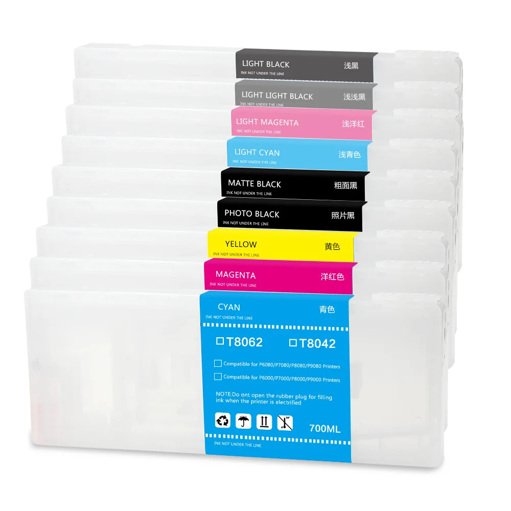 T8041-T8049 Empty Refillable Cartridge for Epson SC P6000 P7000 P8000 P9000
