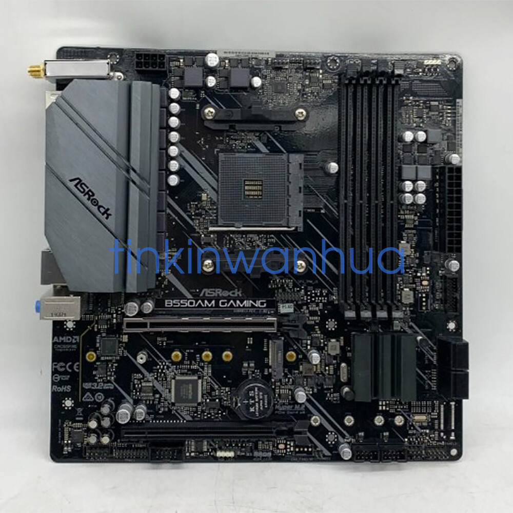 For ASRock B550AM GAMING Motherboard AMD AM4 DDR4  M-ATX