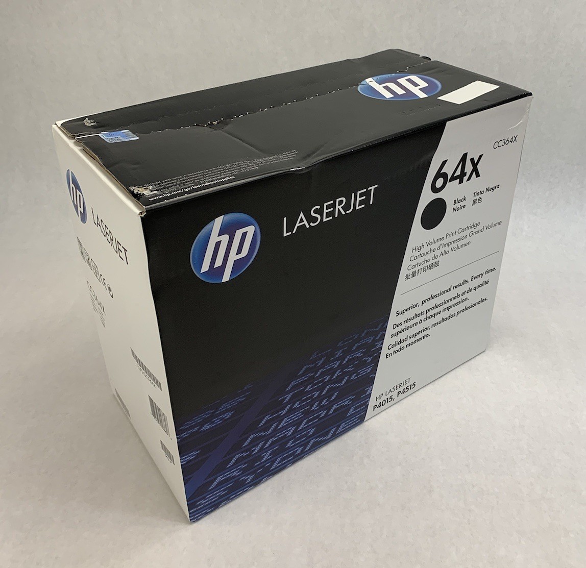 HP LaserJet 64x CC364X Black High Volume Print Cartridge Exp. May 2022