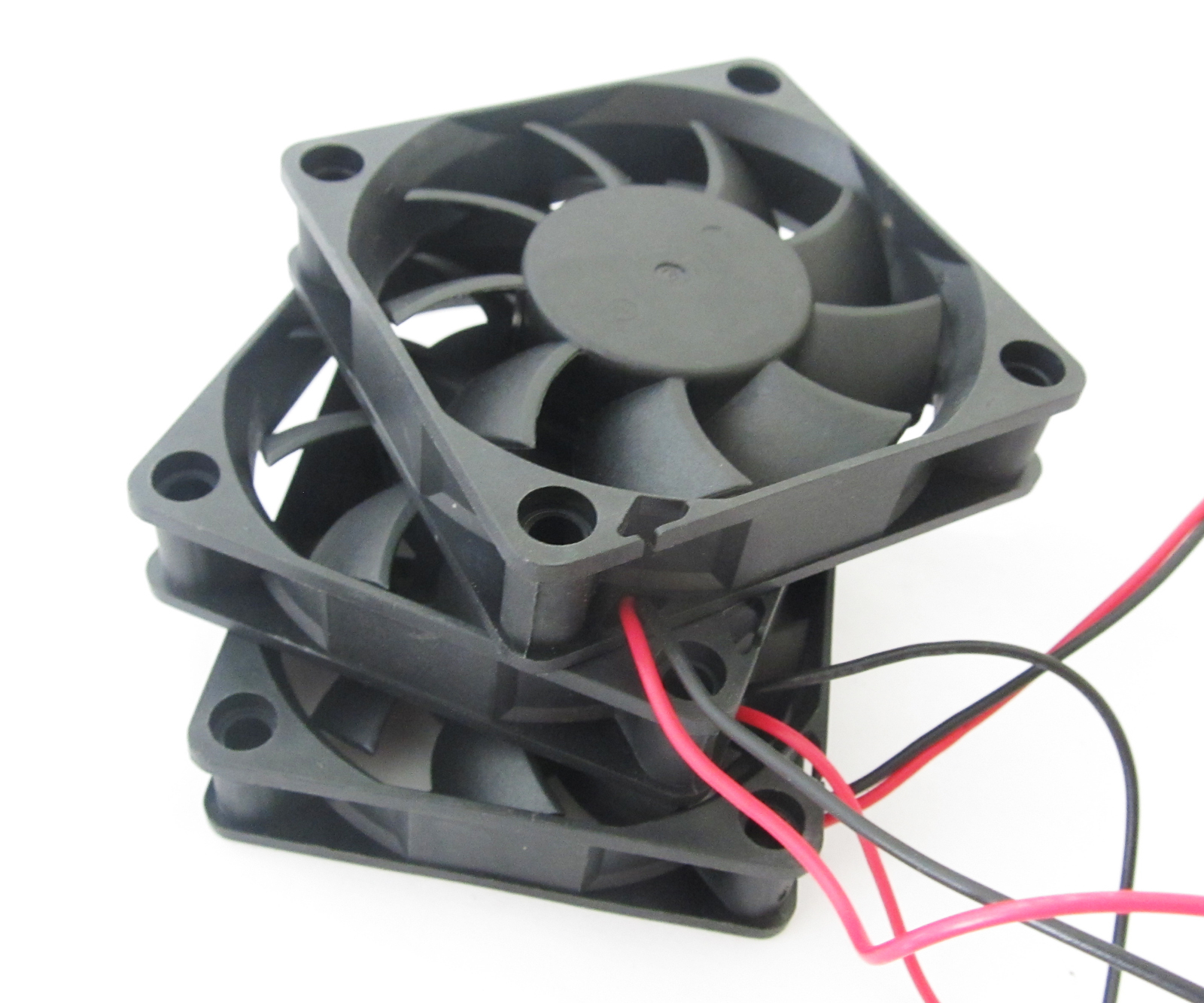 50pcs Brushless DC Cooling Fan 60x60x15mm 6015 9 blades 24V 0.10A 2pin Connector