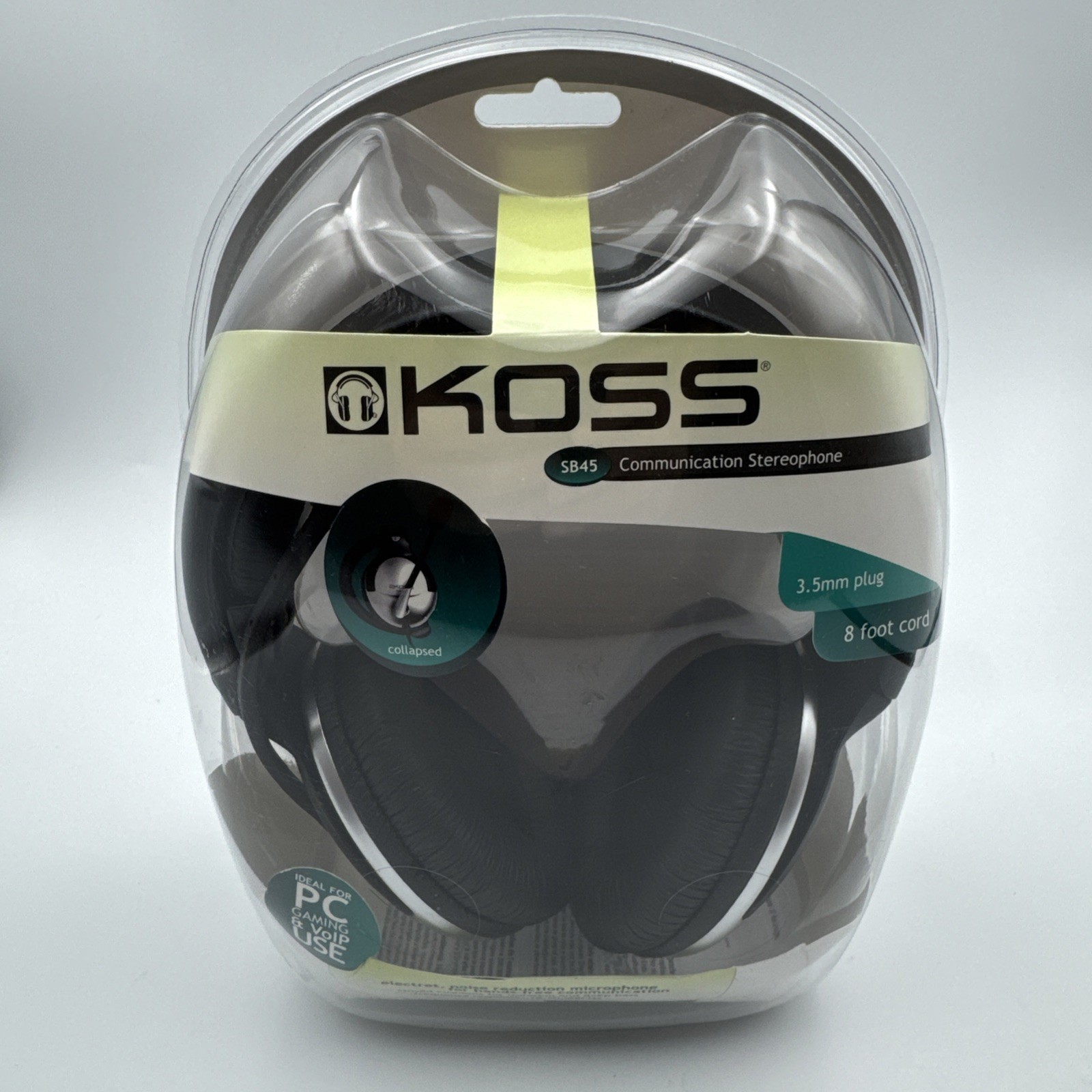 Koss SB45 Communication Headset with Noise-Reduction Microphone - NEW