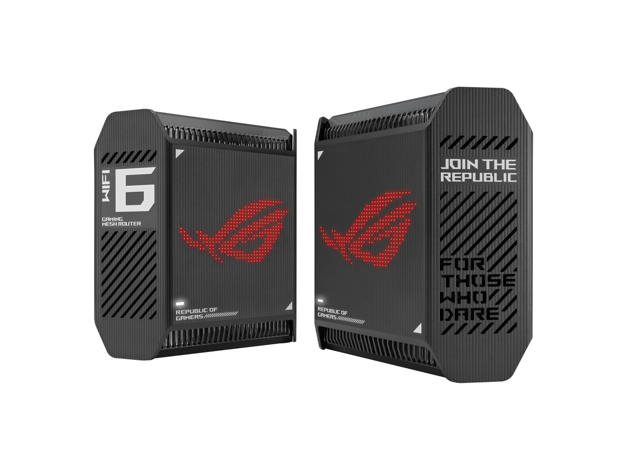 ASUS ROG Rapture GT6 (2PK) Tri-Band WiFi 6 Gaming Mesh WiFi System, covers up to