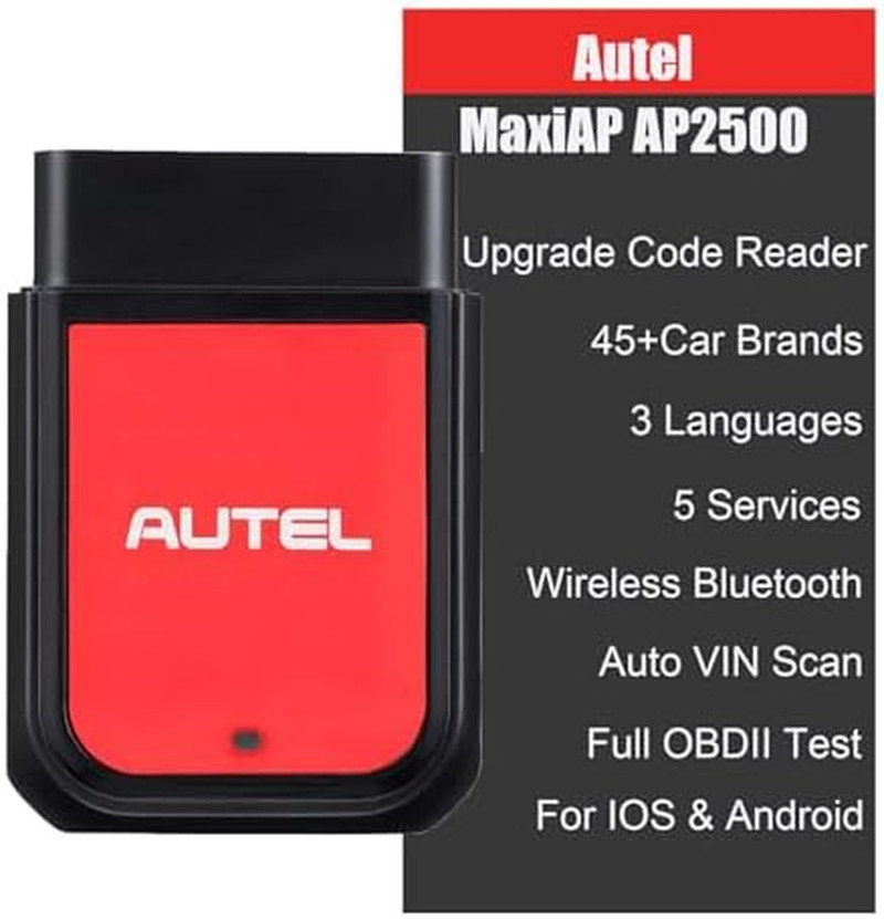 Maxiap AP2500 Upgraded AP200/AP200C/AP200H/AP200M Bluetooth OBD2 Code Reader Aut