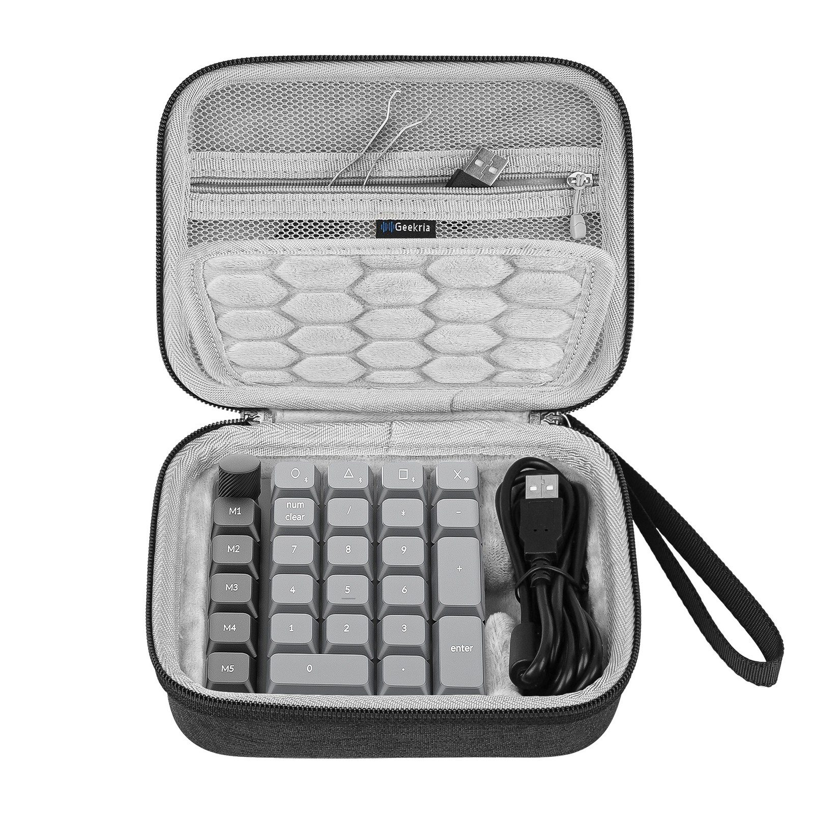Geekria Numeric Keypad Carrying Case for Keychron K0 Max