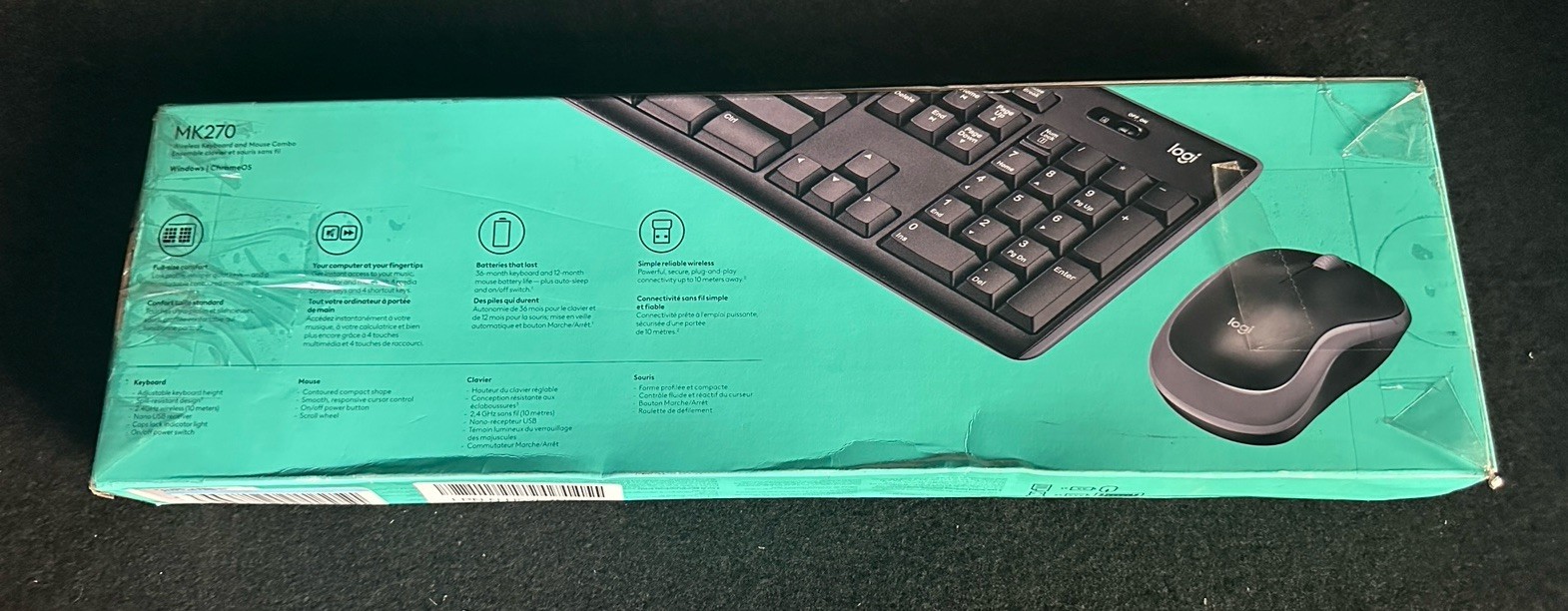 Logitech MK270 Wireless Keyboard&Mouse Combo 097855138996, No USB Transmitter