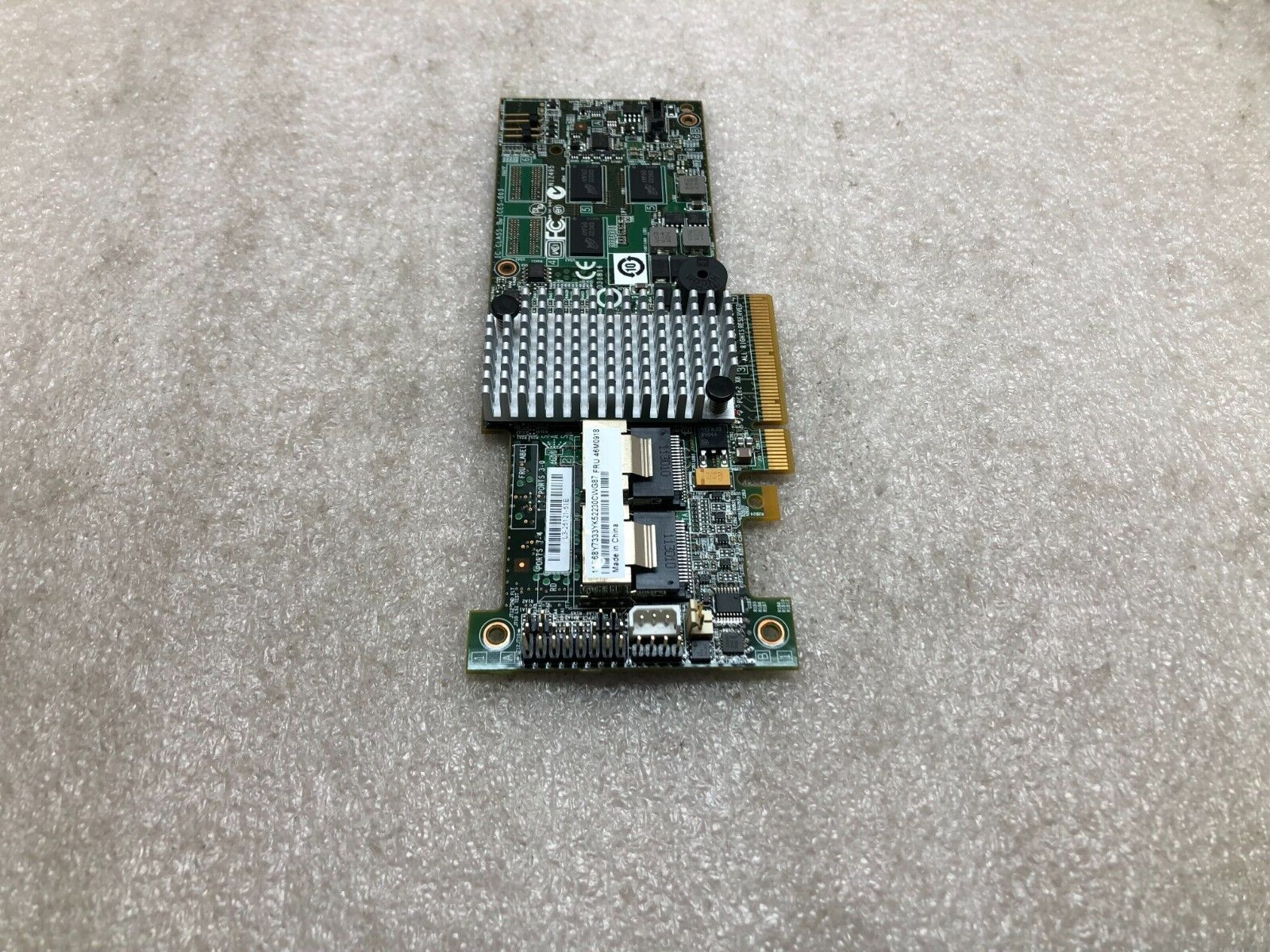 LSI IBM 46M0918 SAS PCIe x8 RAID Controller Card No Bracket 