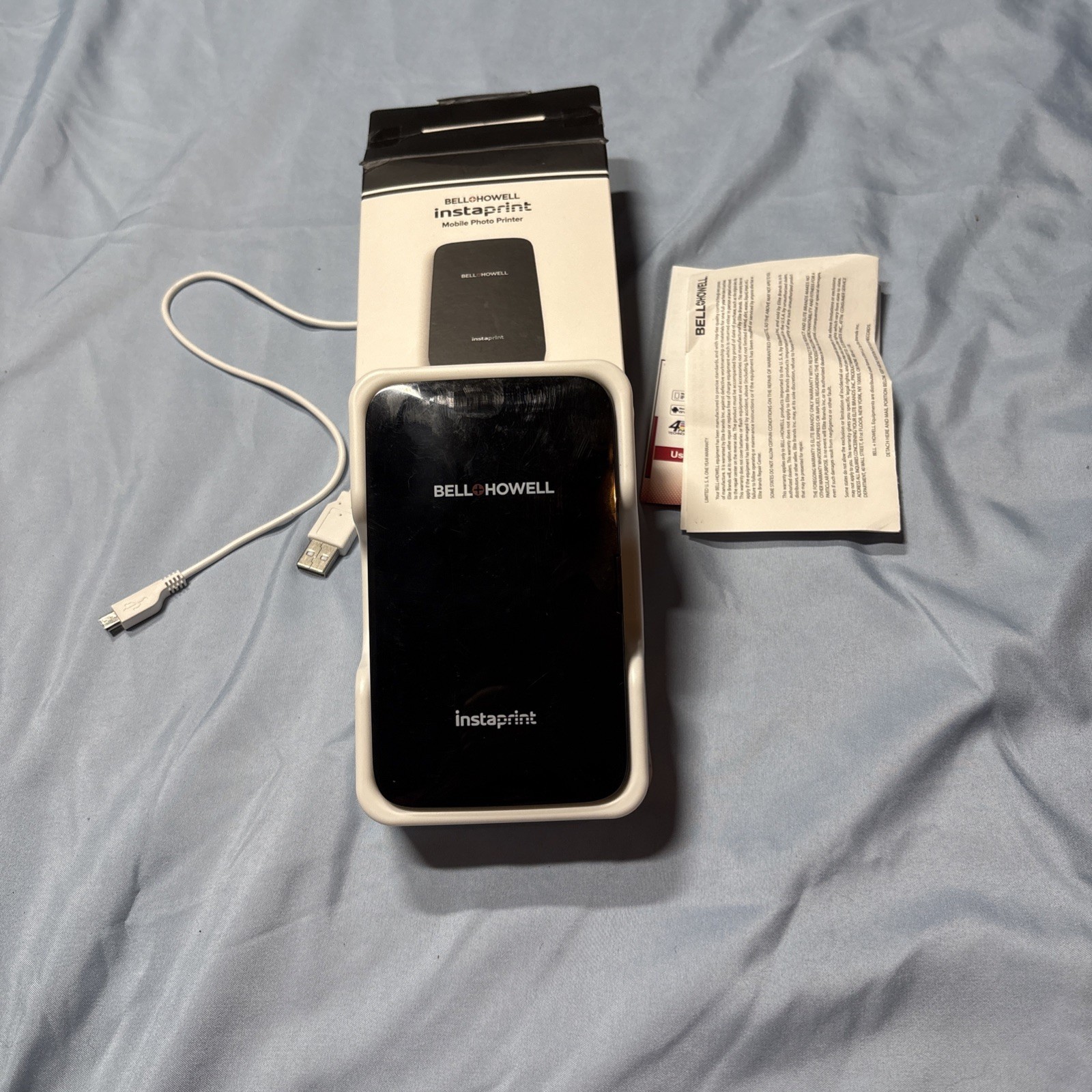 Bell+Howell instaprint Mobile Photo Printer - Tested - Read Desc & see pics 